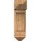Ekena Millwork Legacy Arts and Crafts Smooth Bracket w/ Offset Brace, Western Red Cedar, 7 1/2"W x 18"D x 26"H BKT0806X18X26LEC03SWR - alternate 4